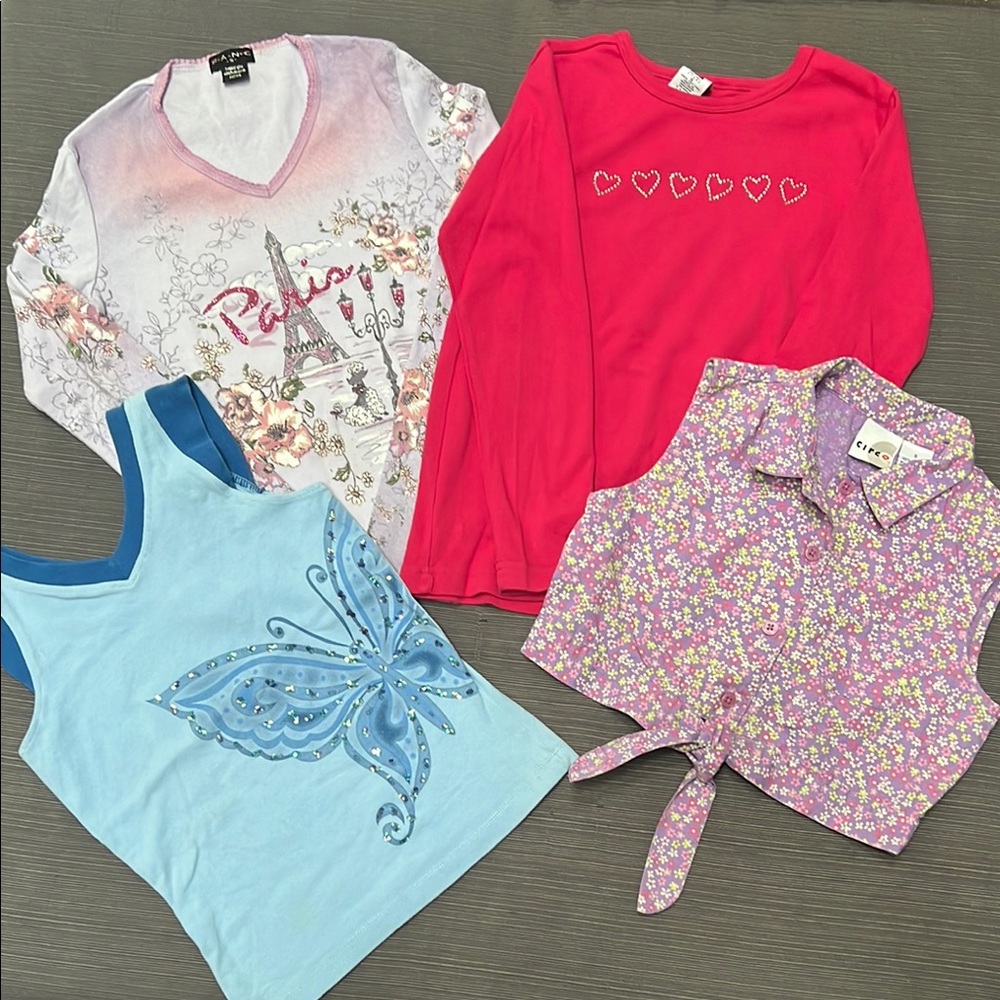 LOT OF GIRL’S TOPS ~SZ SMALL